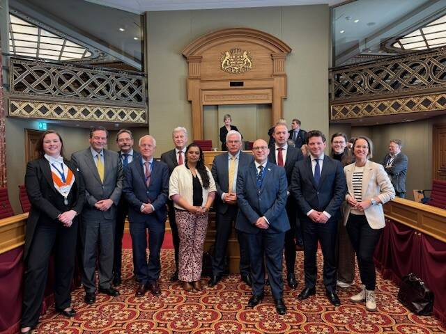 De Nederlandse delegatie