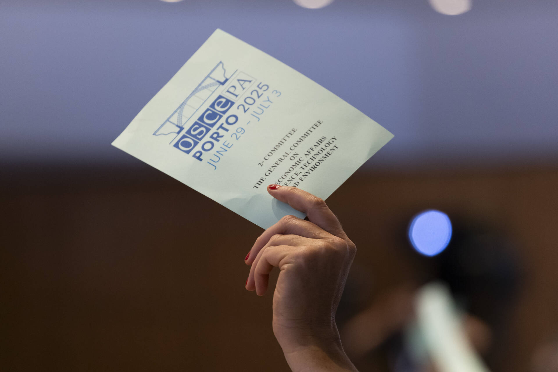 Eerste Kamerleden bij jaarvergadering OVSE Parlementaire Assemblee in Porto